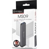 SilverStone SST-MS09C externe behuizing Donkergrijs, B-Key, USB 3.1