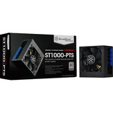 SilverStone SST-ST1000-PTS modulaire 1000 watt voeding  Zwart, 8x PCIe, 8x PCIe, Kabel-Management
