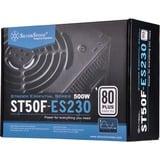 SilverStone Strider Essential ST50F-ES230 500 watt voeding  Zwart, 2x PCIe