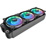 Thermaltake Riing Duo 12 RGB Radiator Fan (3-Fan Pack) case fans Zwart, 3 stuks, 120 x 120 x 25 mm, PWM