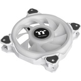 Thermaltake Riing Quad 12 RGB Radiator Fan TT Premium Edition 3 Pack case fans Wit, 3 stuks, 120 x 120 x 25 mm, 3 stuks, Incl. controller