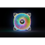 Thermaltake Riing Quad 14 RGB Radiator Fan TT Premium Edition 3 Pack case fans Wit, 3 stuks, 140 x 140 x 25 mm, 3 stuks, Incl. controller