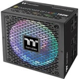 Thermaltake Toughpower GF1 ARGB 750W voeding  Zwart, 4x PCIe, Full kabel-management