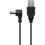 goobay 4" USB-ventilator Zwart