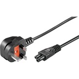 goobay Stroomkabell C5 Zwart, voor notebooks, 1,8 meter