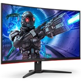 AOC C32G2ZE/BK 32" Curved Gaming Monitor Zwart/rood, 2x HDMI, DisplayPort, 240 Hz