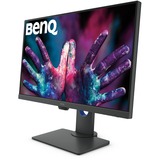 BenQ PD2705Q 27" monitor Donkergrijs, USB-C, HDMI, Displayport, Audio