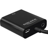 DeLOCK Micro-HDMI naar VGA adapter Zwart, 0,17 meter