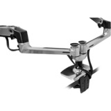 Ergotron LX Dual Side-by-Side Arm monitorarm Zilver/zwart