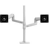 Ergotron LX Dual Stacking Arm monitorarm Wit