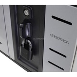 Ergotron Zip12 Charging Desktop Cabinet oplaadstation Zwart