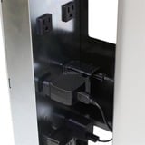 Ergotron Zip12 Charging Wall Mount Storage Cabinet oplaadstation Zwart