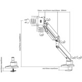 Neomounts Select NM-D775WHITEPLUS bevestiging Wit