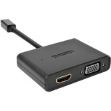 Sitecom Mini-DisplayPort naar HDMI + VGA 2-in-1 adapter Zwart, CN-347
