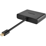 Sitecom Mini-DisplayPort naar HDMI + VGA 2-in-1 adapter Zwart, CN-347