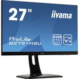 iiyama ProLite B2791HSU-B1 27" Monitor Zwart, HDMI, DisplayPort, VGA, 2x USB-A 2.0
