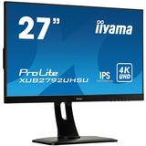 iiyama ProLite XUB2792UHSU-B1 27" 4K UHD gaming monitor Zwart, HDMI, DisplayPort, DVI, 2x USB-A 3.2 (5 Gbit/s)