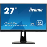 iiyama ProLite XUB2792UHSU-B1 27" 4K Ultra HD Gaming Monitor Zwart, HDMI, DisplayPort, DVI, 2x USB-A 3.2 (5 Gbit/s)