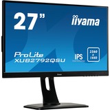 iiyama Prolite XUB2792QSU-B1 27" Monitor Zwart, HDMI, DisplayPort, DVI-D, 2x USB-A 3.2 (5 Gbit/s), USB-B 3.0