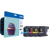 Brother Originele MultiPack LC-123VALBP inktcartridge zwart, cyaan, magenta en geel