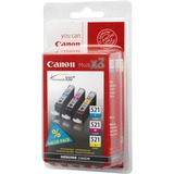 Canon Multipack CLI-521 inkt Geel, Cyaan, Magenta, Retail