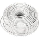 goobay Koaxial Ring kabel, 100 m Wit