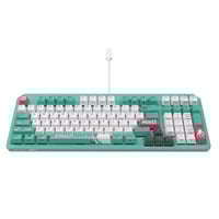 ASUS TUF Gaming K3 Gen II Hatsune Miku Edition, gaming toetsenbord Turquoise/wit, US lay-out, opto mechanisch, 96%, RGB