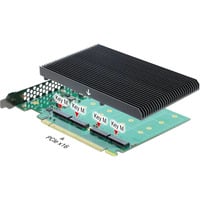 DeLOCK PCI Express Card > 4 x internal M.2 controller 