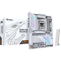 GIGABYTE X870E AORUS PRO X3D ICE socket AM5 moederbord Zilver/wit, RAID, 5 Gb-LAN, WLAN, BT, Sound, ATX