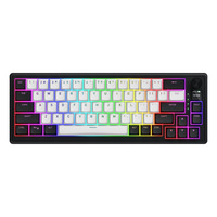 Hator Skyfall MAG Ultima 8K Wireless, gaming toetsenbord Zwart, US lay-out, 65%, RGB, Double-shot PBT, Hot-swap, 2.4GHz / Bluetooth / USB-C
