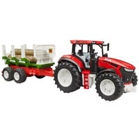 bruder ROADMAX Tractor met trailer en 3 boomstammen Speelgoedvoertuig 03453
