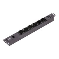 APC Easy rack PDU Basic stekkerdoos Zwart, 10A , 1U, 6x SCHUKO, EPDU1010B-SCH