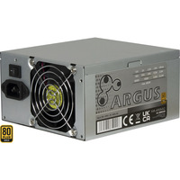 Inter-Tech HA-600AA2, 600 Watt voeding  Zilver, 1x PCIe
