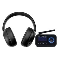 MIXX StreamQ TV Headphones and Audio Transmitter over-ear headset Zwart, Bluetooth 5:3