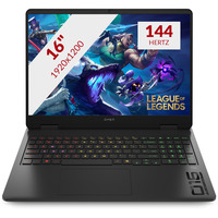 OMEN 16-ap0005nd (CK3B5EA) 16"  gaming laptop Zwart | Ryzen AI 7 350 | RTX 5060 | 16 GB | 1 TB SSD