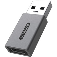 Sitecom USB-A naar USB-C Mini adapter Grijs