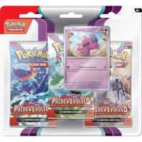 Asmodee Pokémon TCG: Scarlet & Violet Paldea Evolved 3-boosterblister Verzamelkaarten Engels, Vanaf 2 spelers, Vanaf 6 jaar, assorti