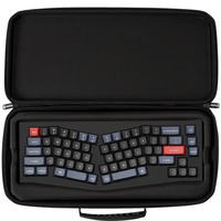 Keychron Q8 / Q8 Pro / Q8 Max / Q65 / Q65 Max / V8 / V8 Max aluminum frame Keyboard Carrying Case tas Zwart