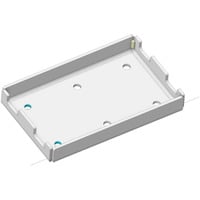 Res-Tech Adapterset voor QS-CH2 bevestiging Wit