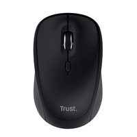 Trust Yvi+ Draadloze Muis Compact Zwart, 800-1600 Dpi, 2.4GHz, Bluetooth, Stille Knoppen 