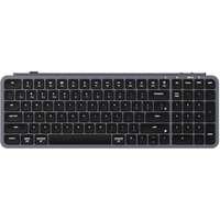 Keychron B2 Pro-K1 toetsenbord Grijs, US lay-out (QWERTY), Scissor switches, 96%, ABS keycaps, 2.4 GHz | Bluetooth | USB