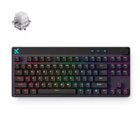 MCHOSE Mix 87 Hall Effect Magnetic Switch Gaming Keyboard Zwart, US lay-out (QWERTY), Mount Tai GT HE, 80% (TKL), 8K, RGB, PBT Keycaps, Hot-Swap