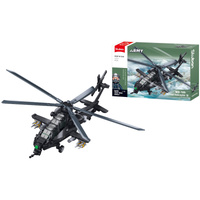 Sluban Army - WZ-10S Attack Helicopter Constructiespeelgoed Schaal 1:45
