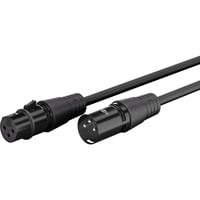 goobay XLR-aansluitkabel Zwart, 15 meter