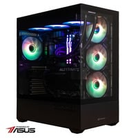 ALTERNATE Ryzen 5 - RTX 5060 TI Gaming pc Powered by ASUS Zwart | R5 7600 | RTX 5060 TI | 32 GB | 1 TB SSD