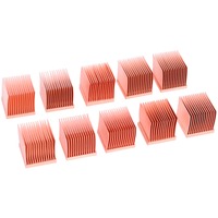 Alphacool GPU RAM Copper Heatsinks Koper, 10 stuks, 14 x 14 mm