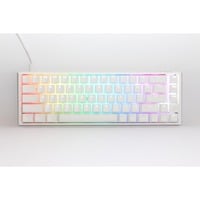 Ducky One 3 Classic Pure White SF RGB mechanisch toetsenbord Wit, US lay-out (QWERTY), Cherry MX Brown, 65%, RGB leds, Double-shot PBT, Hot-swappable, QUACK Mechanics