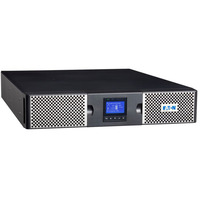 Eaton Power Quality 9PX UPS Netpack (9PX3000IRTN) ups Zwart/zilver, 8x C13, 2x C19, USB incl. Netwerkkaart