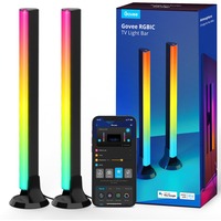 Govee RGBIC TV Light Bars verlichting Zwart, 2,4GHz wifi + Bluetooth, voor 45 - 70 inch tv's
