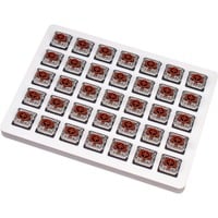 Keychron Gateron Low Profile MX Switch Set - Brown, 35 Switches keyboard switches bruin/transparant